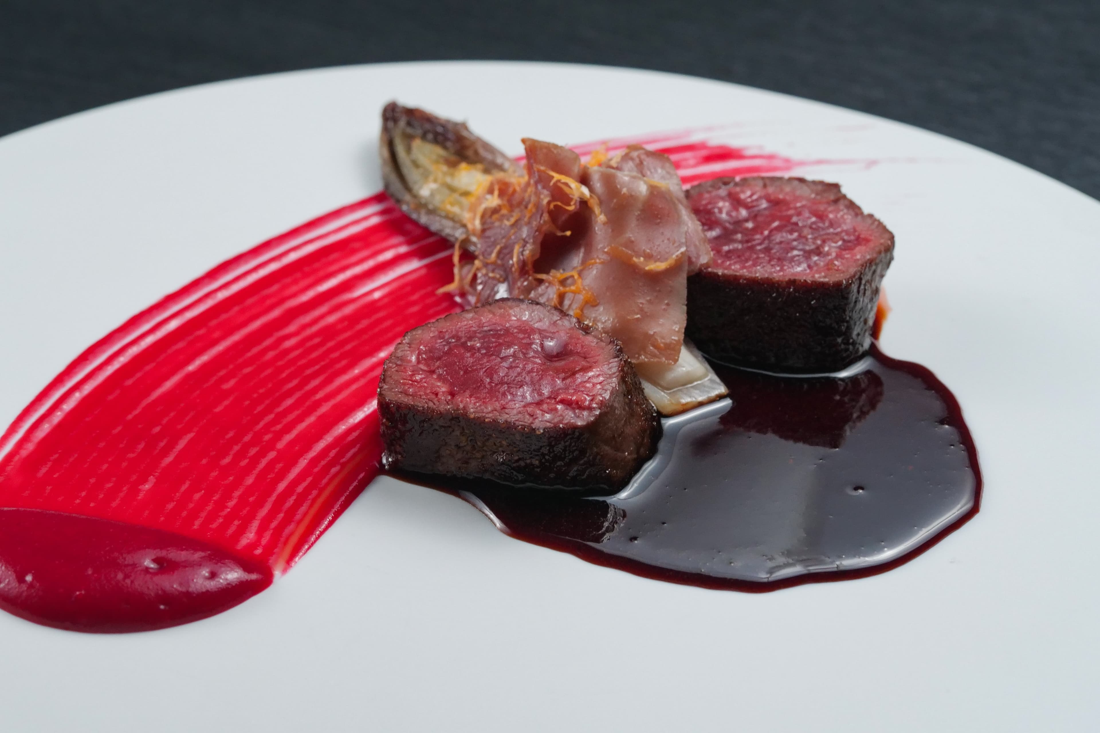 29ON 肉料理 アート皿
